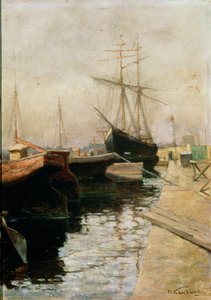 Il porto di Odessa, 1900